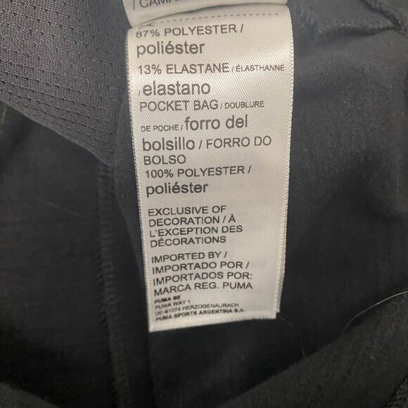 Puma Black Zip-Up Performance Jacket – Size M | Stretch & Lightweight - Picture 10 of 10